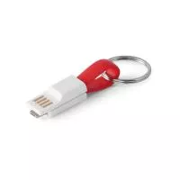 RIEMANN. USB-kábel 2 az 1-ben Piros