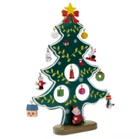 WOODTREE Karácsonyfa alakú fadekoráció