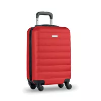 BUDAPEST Kerekes bőrönd Piros