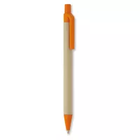 CARTOON Papír/kukorica PLA golyóstoll Narancssárga