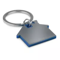 IMBA Ház alakú műanyag kulcstartó közép kék