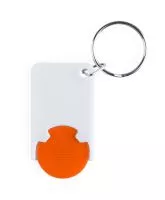 Zabax kulcstartós bevásárlókocsi érme Narancssárga