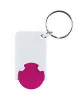 Zabax kulcstartós bevásárlókocsi érme Rózsaszín