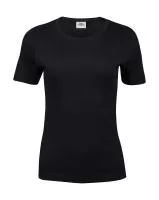 Ladies Interlock T-Shirt Black