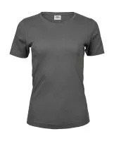 Ladies Interlock T-Shirt Powder Grey