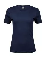 Ladies Interlock T-Shirt Navy