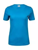 Ladies Interlock T-Shirt Azure