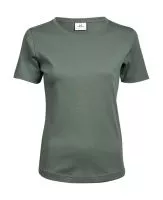 Ladies Interlock T-Shirt Leaf Green