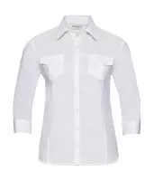 Ladies` Roll 3/4 Sleeve Shirt