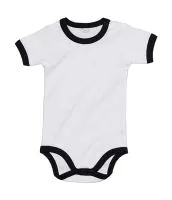 Baby Ringer Bodysuit White/Black