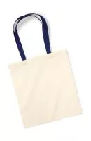 Bag for Life - Contrast Handles Natural/French Navy