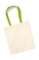 Bag for Life - Contrast Handles Natural/Lime Green