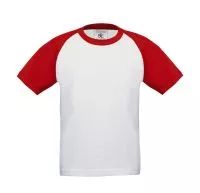 Base-Ball/kids T-Shirt White/Red