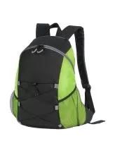Chester Backpack Black/Lime Green