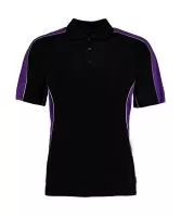 Classic Fit Cooltex® Contrast Polo Shirt Black/Purple