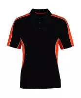 Classic Fit Cooltex® Contrast Polo Shirt Black/Orange