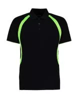 Classic Fit Cooltex® Riviera Polo Shirt  Black/Fluorescent Lime