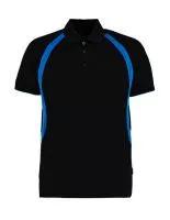 Classic Fit Cooltex® Riviera Polo Shirt  Black/Electric Blue
