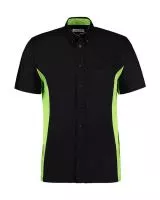 Classic Fit Sportsman Shirt SSL Black/Lime/White