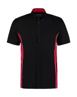 Classic Fit Sportsman Shirt SSL Black/Red/White