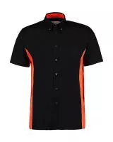 Classic Fit Sportsman Shirt SSL Black/Orange/White