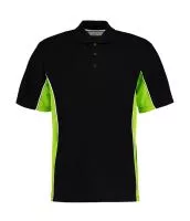 Classic Fit Track Polo Black/Lime/White