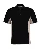 Classic Fit Track Polo Black/Grey/White
