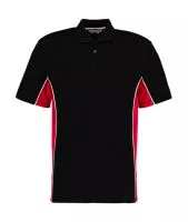 Classic Fit Track Polo Black/Red/White