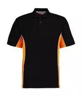 Classic Fit Track Polo Black/Gold/White