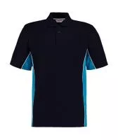 Classic Fit Track Polo Navy/Turquoise/White