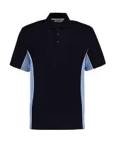 Classic Fit Track Polo Navy/Light Blue/White