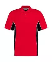 Classic Fit Track Polo Red/Navy/White