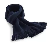Classic Knitted Scarf French Navy