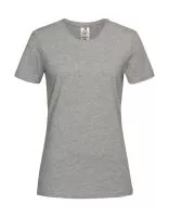 Classic-T Organic Fitted Women Grey Heather