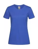 Classic-T Organic Fitted Women Bright Royal