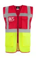 Executive Safety Vest "Hamburg" Red/Yellow