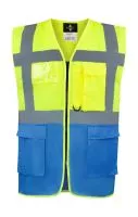Executive Safety Vest "Hamburg" Yellow/Blue