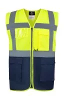Executive Safety Vest "Hamburg" Yellow/Navy