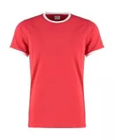Fashion Fit Ringer Tee Red/White