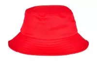 Flexfit Cotton Twill Bucket Hat Kids Piros
