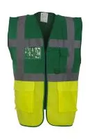 Fluo Executive Waistcoat Paramedic Green/Fluo Yellow