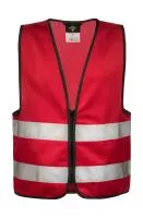 Functional Zipper Vest for Kids "Aalborg" Piros