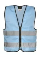 Functional Zipper Vest for Kids "Aalborg" Sky Blue