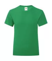 Girls` Iconic 150 T Kelly Green