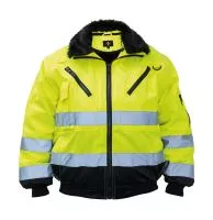 Hi-Vis Pilot Jacket "Oslo" Yellow/Black