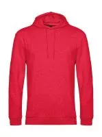 #Hoodie French Terry Heather Red
