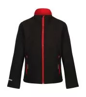 Junior Ablaze 2-Layer Softshell Jacket Black/Classic Red