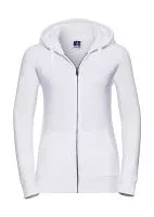 Ladies` Authentic Zipped Hood Fehér