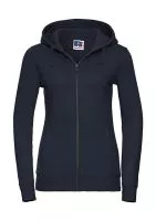Ladies` Authentic Zipped Hood French Navy