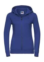 Ladies` Authentic Zipped Hood Bright Royal